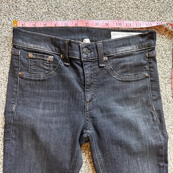 Rag & Bone Classic Black Skinny Women's Jeans - size 27 - Picture 8 of 10